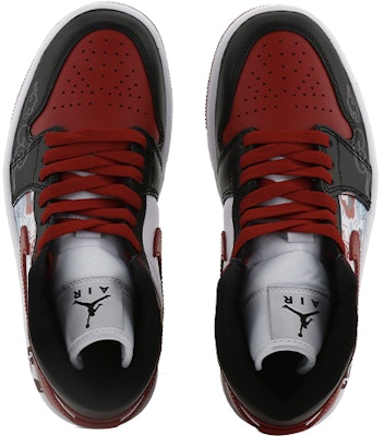 (W) カスタムAJ1ミッド「ラッキーラビット - 黒白赤」 BQ6472-079(Team10-卯兔迎春QD) Shop (W) カスタムAJ1ミッド「ラッキーラビット - 黒白赤」 BQ6472-079(Team10-卯兔迎春QD)