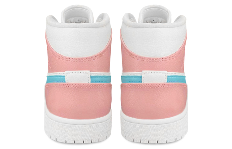 Purchase (W) エアジョーダン1 Mid マカロンカスタム (520) 554725-129(TeamE-马卡龙-蓝粉-喷绘)
