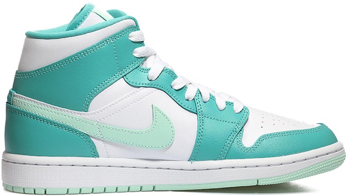 (W) 【カスタムシューズ】 (女性用) エアジョーダン 1 ミッド「マリングリーン」 DV2229-300(Team10-一叶知秋女薄荷绿QD) Order (W) 【カスタムシューズ】 (女性用) エアジョーダン 1 ミッド「マリングリーン」 DV2229-300(Team10-一叶知秋女薄荷绿QD)
