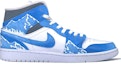 Order (W) 定制鞋款 Air Jordan 1 Mid '融化冰川' 554725-130(TeamD-女款冰川融化)