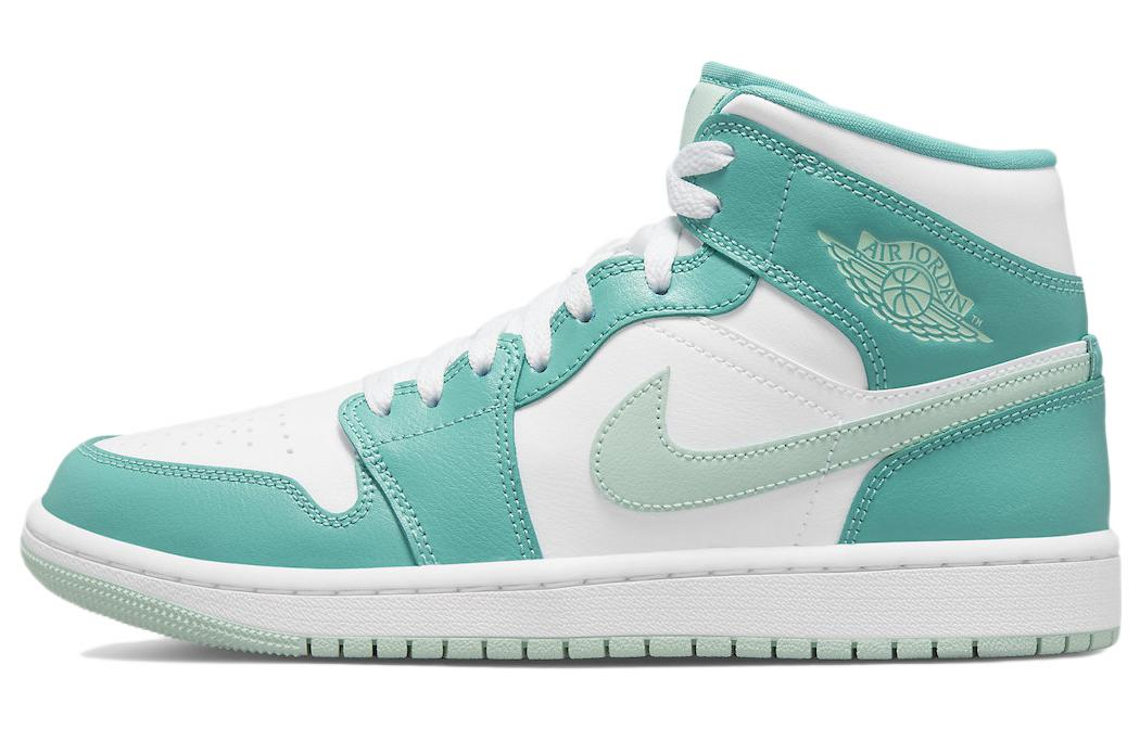 Sizing (W) [Sepatu Eksklusif] Air Jordan 1 Mid 'Mint Soul Rabbit' DV2229-300(Team10-水墨魂兔)