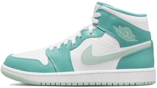 【定製球鞋】Jordan Air Jordan 1 Mid 水墨魂兔 中幫 復古籃球鞋 女款 薄荷綠 Sizing 【定製球鞋】Jordan Air Jordan 1 Mid 水墨魂兔 中幫 復古籃球鞋 女款 薄荷綠