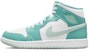 (W) 에어 조던 1 미드 '민트 소울 래빗' (커스텀) DV2229-300(Team10-水墨魂兔)