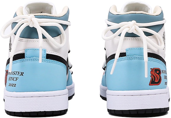 【訂製球鞋】Jordan Air Jordan 1 Mid 怪獸心跳 改色 解構 手繪 撞色 塗鴉 中幫 復古籃球鞋 女款 藍白棕 Purchase 【訂製球鞋】Jordan Air Jordan 1 Mid 怪獸心跳 改色 解構 手繪 撞色 塗鴉 中幫 復古籃球鞋 女款 藍白棕