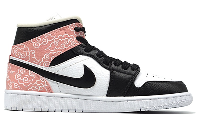 Order (W) [定制鞋款] Air Jordan 1 Mid '南京鸳鸯云锦' 554725-130(Team-R-女款喷涂手绘南京)