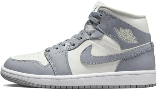 【定制球鞋】Jordan Air Jordan 1 Mid 手繪蘭花 雲錦 中國風 鴛鴦 中幫 復古籃球鞋 女款 灰白 Cheap 【定制球鞋】Jordan Air Jordan 1 Mid 手繪蘭花 雲錦 中國風 鴛鴦 中幫 復古籃球鞋 女款 灰白