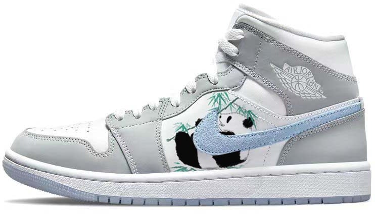 custom-shoes-women-air-jordan-1-mid-panda