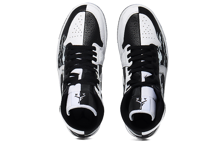 Shop (W) [定制鞋款] Air Jordan 1 Mid '熊猫' DR0501-101(Team10-恶霸-P）