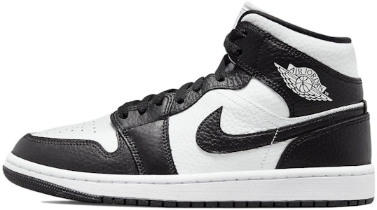 【客製化球鞋】Jordan Air Jordan 1 王者人生 霸氣熊貓 中筒 復古籃球鞋 女款 黑白 Sizing 【客製化球鞋】Jordan Air Jordan 1 王者人生 霸氣熊貓 中筒 復古籃球鞋 女款 黑白