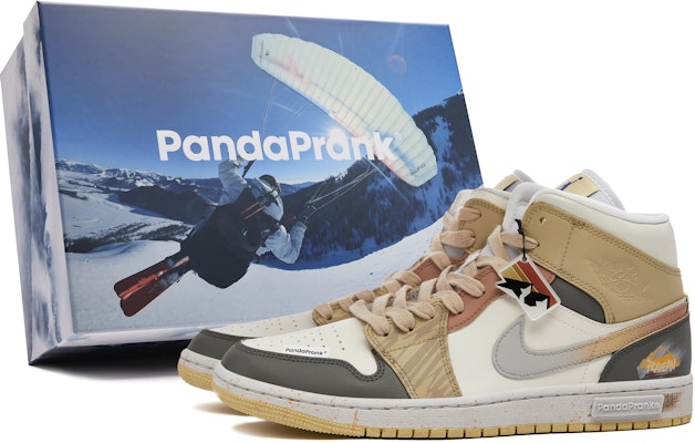 (W) 【定制鞋款】Air Jordan 1 中帮 '熊猫恶作剧丹霞探险' BQ6472-701-486859 Buy (W) 【定制鞋款】Air Jordan 1 中帮 '熊猫恶作剧丹霞探险' BQ6472-701-486859