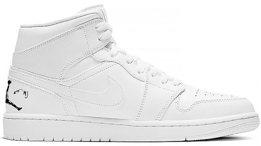 (W) 에어 조던 1 미드 '펜슬 멜트 그라피티' (커스텀) 554725-129(Team-E女款铅笔涂鸦黑白) Order (W) 에어 조던 1 미드 '펜슬 멜트 그라피티' (커스텀) 554725-129(Team-E女款铅笔涂鸦黑白)