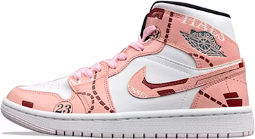 (W) Zapatillas personalizadas Air Jordan 1 Mid 'Pink Pig Car Wrap' BQ6472-500(Team36-科技风汽车膜女款粉红) Buy (W) Zapatillas personalizadas Air Jordan 1 Mid 'Pink Pig Car Wrap' BQ6472-500(Team36-科技风汽车膜女款粉红)