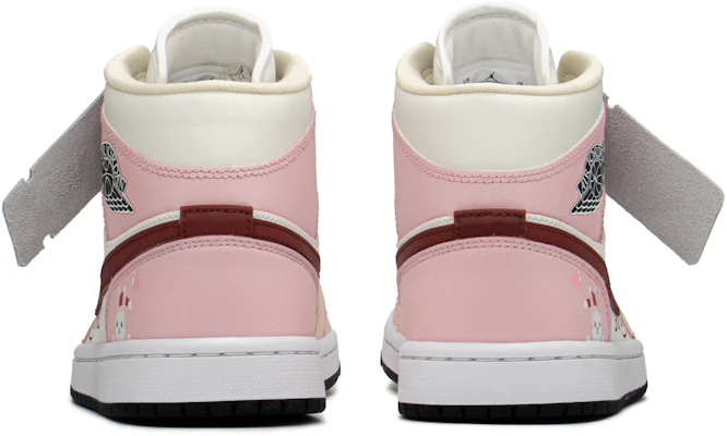 (W) 【定制鞋款】Air Jordan 1 Mid 粉白兔子套装 BQ6472-121(TeamA-AJM兔宝宝S-BOX) Purchase (W) 【定制鞋款】Air Jordan 1 Mid 粉白兔子套装 BQ6472-121(TeamA-AJM兔宝宝S-BOX)