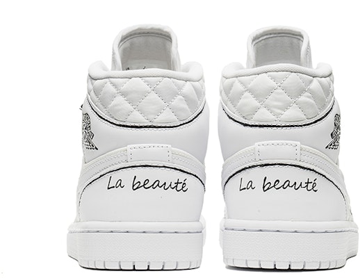 (W) 에어 조던 1 미드 '화이트 플래드' 커스텀 DB6078-100(TeamB-格纹小香风S-BOX) Shop (W) 에어 조던 1 미드 '화이트 플래드' 커스텀 DB6078-100(TeamB-格纹小香风S-BOX)