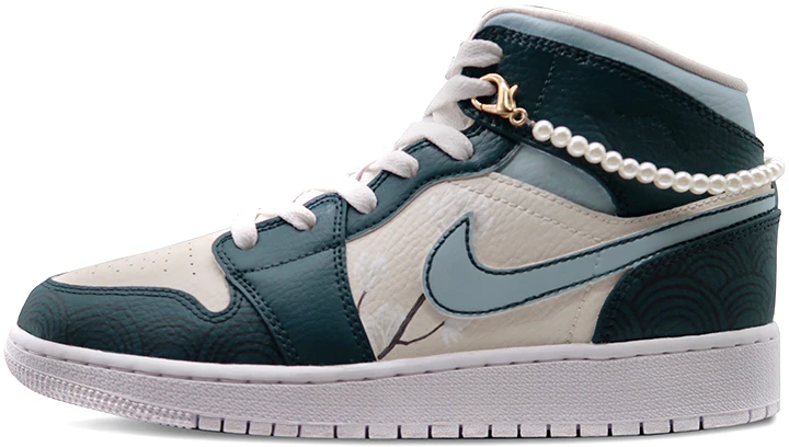 custom-shoes-women-air-jordan-1-mid-qipao