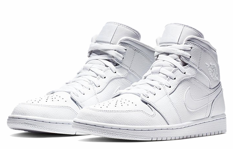 Sizing (W) [Zapatos Personalizados] Air Jordan 1 Mid 'Qipao' 554725-129（TeamD--女款旗袍白绿）