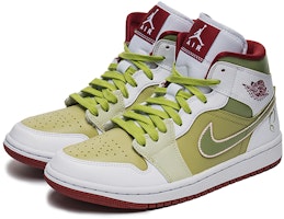 (W) 에어 조던 1 미드 '역시카고 말차' (커스텀) BQ6472-161(Team22-抹茶叶子白绿A-BOX) Lookbook (W) 에어 조던 1 미드 '역시카고 말차' (커스텀) BQ6472-161(Team22-抹茶叶子白绿A-BOX)