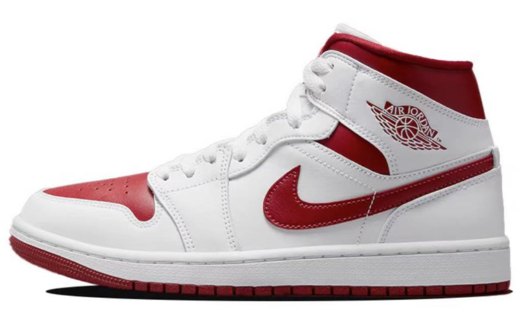 Details for (W) [Kasut Custom] Nike Air Jordan 1 Mid 'Reverse Chicago Matcha' BQ6472-161(Team22-抹茶叶子白绿A-BOX)