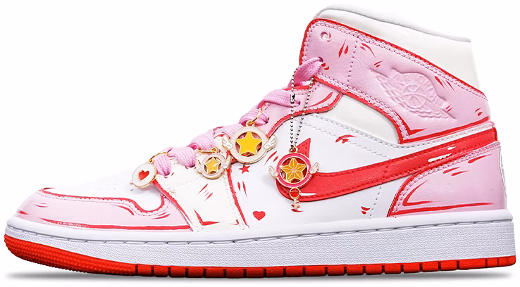 custom-shoes-women-air-jordan-1-mid-sailor-moon-havana-red