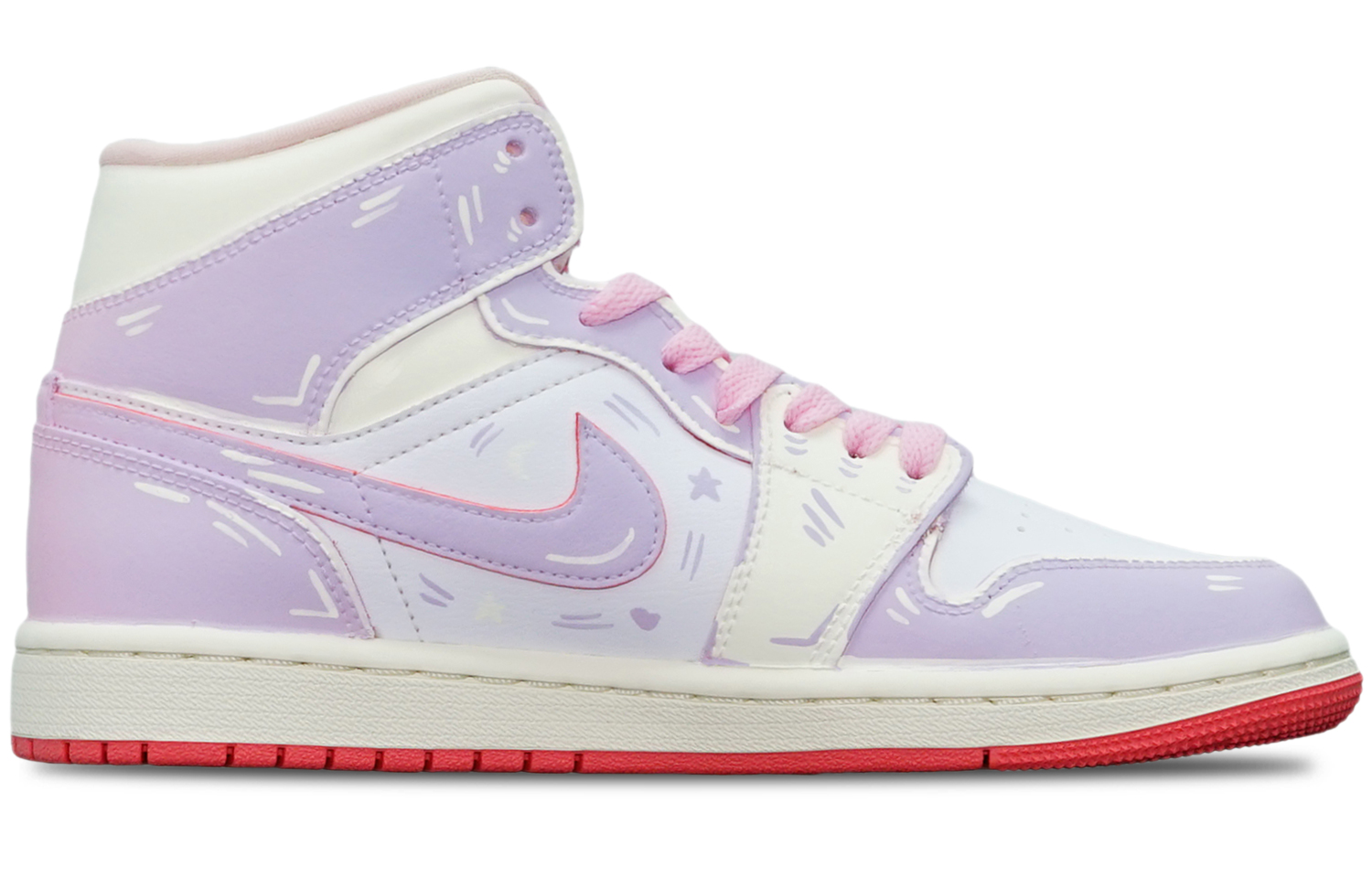 [Custom Shoes] (W) Jordan 1 Mid 'Sailor Moon Love Wings' 圖 3