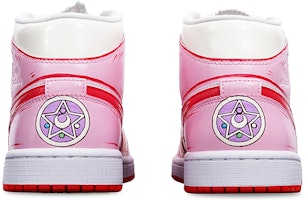 【定製球鞋】 Jordan Air Jordan 1 Mid 哈瓦那紅 二次元線條 美少女戰士 限量特殊鞋盒 中幫 復古籃球鞋 女款 粉白色 Shop 【定製球鞋】 Jordan Air Jordan 1 Mid 哈瓦那紅 二次元線條 美少女戰士 限量特殊鞋盒 中幫 復古籃球鞋 女款 粉白色