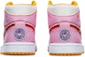Shop 【特製球鞋】Jordan Air Jordan 1 Mid 美少女戰士 特殊鞋盒 中筒 復古籃球鞋 女款 粉白