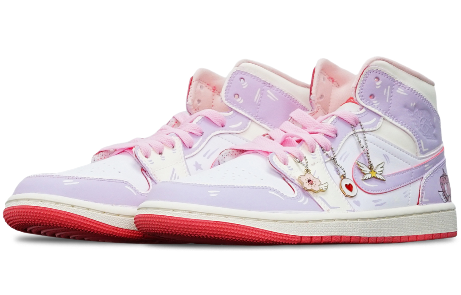 [Custom Shoes] (W) Jordan 1 Mid 'Sailor Moon Love Wings' 圖 5