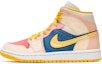 Buy 【定制球鞋】 Jordan Air Jordan 1 Mid 野鶴製造 魔卡少女櫻 撞色設計 中幫 復古籃球鞋 女款 漸變粉