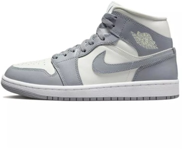 (W) 에어 조던 1 미드 '스와로브스키 크리스탈 그레이 화이트' (커스텀) BQ6472-115(Team23-水晶钻-灰白) Details for (W) 에어 조던 1 미드 '스와로브스키 크리스탈 그레이 화이트' (커스텀) BQ6472-115(Team23-水晶钻-灰白)