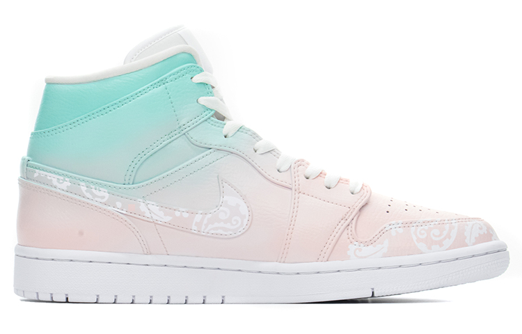 [Custom Shoes] (W) Jordan 1 Mid 'Valentine's Day Gradient Cashew Flower' 圖 2