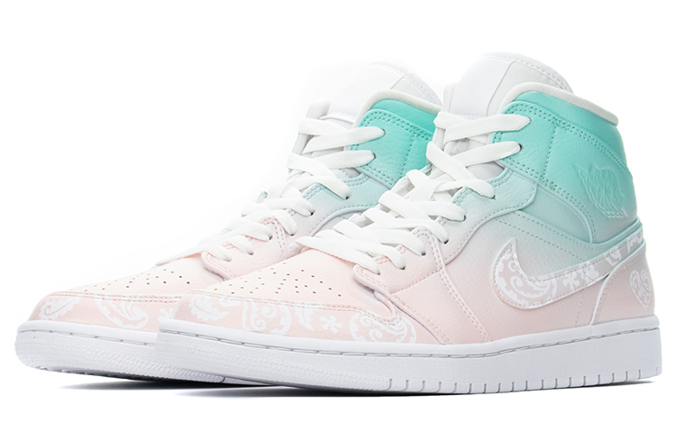 [Custom Shoes] (W) Jordan 1 Mid 'Valentine's Day Gradient Cashew Flower' 圖 3