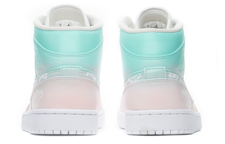 [Custom Shoes] (W) Jordan 1 Mid 'Valentine's Day Gradient Cashew Flower' 圖 4