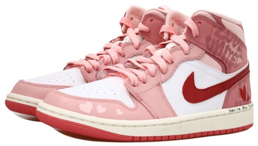 (W) カスタムAJ1ミッド "一目惚れピンク" (Kasutamu AJ1 Middo "Hitomebore Pinku") BQ6472-186(Team拾玖-一见倾心女S-BOX) Lookbook (W) カスタムAJ1ミッド "一目惚れピンク" (Kasutamu AJ1 Middo "Hitomebore Pinku") BQ6472-186(Team拾玖-一见倾心女S-BOX)