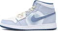 Buy (W) 【定制鞋款】Air Jordan 1 Mid“白蓝心动” DQ8423-014(Team94-爱意心语)