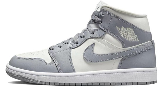 【定制球鞋】Jordan Air Jordan 1 Mid 花語系列 野鶴製造 小雛菊限定 中幫 復古籃球鞋 女款 灰白 Details for 【定制球鞋】Jordan Air Jordan 1 Mid 花語系列 野鶴製造 小雛菊限定 中幫 復古籃球鞋 女款 灰白