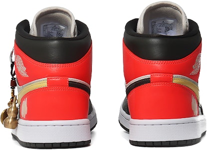 【定製球鞋】 Jordan Air Jordan 1 前兔無量 兔年婚鞋 防滑耐磨 中幫 復古籃球鞋 女款 黑白紅 Shop 【定製球鞋】 Jordan Air Jordan 1 前兔無量 兔年婚鞋 防滑耐磨 中幫 復古籃球鞋 女款 黑白紅