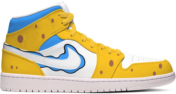 (W) Jordan 1 Mid Personalizadas Amarillo Azul Blanco Dibujos Animados 554725-129(Team-E女款海绵宝宝黄蓝白) Order (W) Jordan 1 Mid Personalizadas Amarillo Azul Blanco Dibujos Animados 554725-129(Team-E女款海绵宝宝黄蓝白)