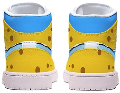 (W) Jordan 1 Mid Personalizadas Amarillo Azul Blanco Dibujos Animados 554725-129(Team-E女款海绵宝宝黄蓝白) Shop (W) Jordan 1 Mid Personalizadas Amarillo Azul Blanco Dibujos Animados 554725-129(Team-E女款海绵宝宝黄蓝白)