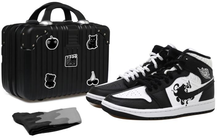 custom-shoes-women-air-jordan-1-mid-yin-yang-panda-graffiti