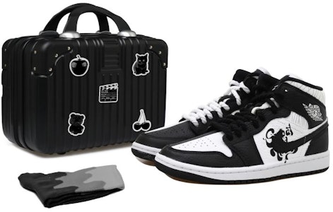 (W) 커스텀 에어 조던 1 미드 '음양 판다 그래피티' DR0501-101(Team拾玖-太极涂鸦S-BOX) Buy (W) 커스텀 에어 조던 1 미드 '음양 판다 그래피티' DR0501-101(Team拾玖-太极涂鸦S-BOX)