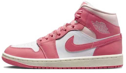 【客製化球鞋】Jordan Air Jordan 1 Mid 跃动青春 童心未泯 甜妹 禮盒 高筒 復古籃球鞋 女款 粉 Sizing 【客製化球鞋】Jordan Air Jordan 1 Mid 跃动青春 童心未泯 甜妹 禮盒 高筒 復古籃球鞋 女款 粉