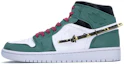 Buy (W) 커스텀 에어 조던 1 미드 '조로 원피스' 554725-130(Team-K女款二次元装饰佩剑绿白)