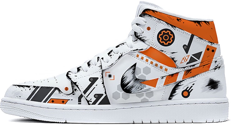 (W) Zapatillas personalizadas Air Jordan 1 Mid Retro 'Blanco Naranja Negro' 554725-130(TeamE-女款白橙黑) Buy (W) Zapatillas personalizadas Air Jordan 1 Mid Retro 'Blanco Naranja Negro' 554725-130(TeamE-女款白橙黑)