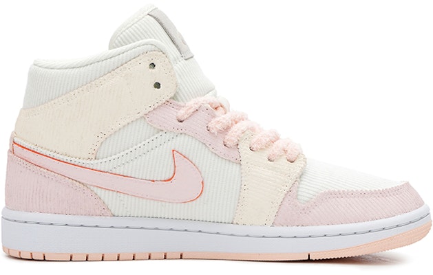 【訂製球鞋】Jordan Air Jordan 1 Mid SE 兔年限定 CNY 毛絨鉤子 高幫 復古籃球鞋 女款 白粉 Order 【訂製球鞋】Jordan Air Jordan 1 Mid SE 兔年限定 CNY 毛絨鉤子 高幫 復古籃球鞋 女款 白粉