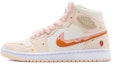 Order 【定制球鞋】Jordan Air Jordan 1 Mid SE "燈芯絨" 毛絨 甜甜圈 燈芯絨 高幫 復古籃球鞋 女款 粉紅