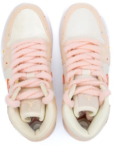 【定制球鞋】Jordan Air Jordan 1 Mid SE "燈芯絨" 毛絨 甜甜圈 燈芯絨 高幫 復古籃球鞋 女款 粉紅 Purchase 【定制球鞋】Jordan Air Jordan 1 Mid SE "燈芯絨" 毛絨 甜甜圈 燈芯絨 高幫 復古籃球鞋 女款 粉紅