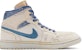 (W) 커스텀 에어 조던 1 미드 '듄 디스트레스드 블루' DM9126-104(TeamR-女款沙丘蓝白)