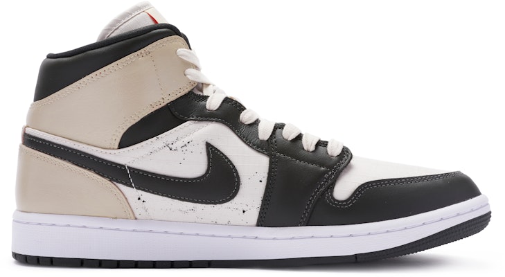 【客製化球鞋】Jordan Air Jordan 1 Mid SE 中國風 仁者 特殊鞋盒 解構 手繪噴繪 低筒 復古籃球鞋 女款 黑卡其 Order 【客製化球鞋】Jordan Air Jordan 1 Mid SE 中國風 仁者 特殊鞋盒 解構 手繪噴繪 低筒 復古籃球鞋 女款 黑卡其