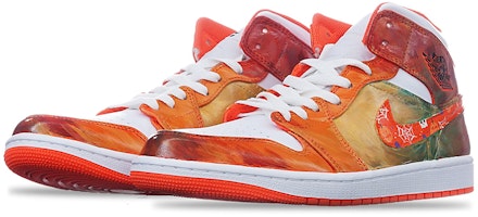 (W) Zapatillas Personalizadas Air Jordan 1 Mid SE 'Graffiti Halloween' DM3531-800(TeamT-男女款万圣节涂鸦金橙白) Lookbook (W) Zapatillas Personalizadas Air Jordan 1 Mid SE 'Graffiti Halloween' DM3531-800(TeamT-男女款万圣节涂鸦金橙白)