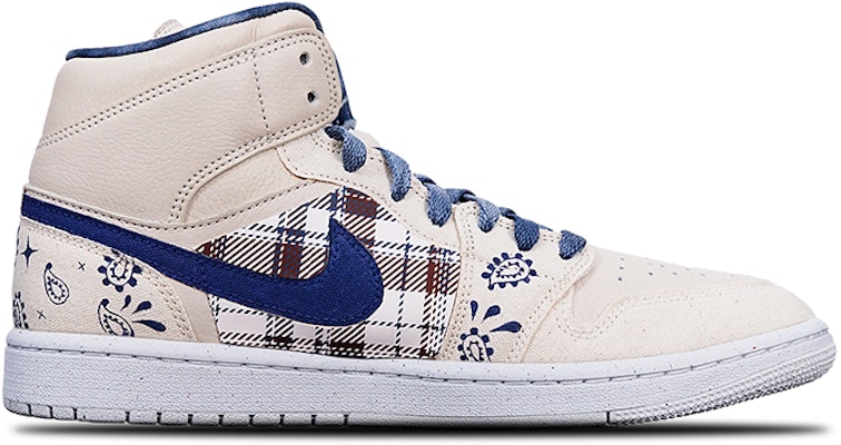 (W) Zapatillas Personalizadas Air Jordan 1 Mid SE "Paisley" DM9126-104(TeamT-AJ1腰果花S-BOX) Order (W) Zapatillas Personalizadas Air Jordan 1 Mid SE "Paisley" DM9126-104(TeamT-AJ1腰果花S-BOX)